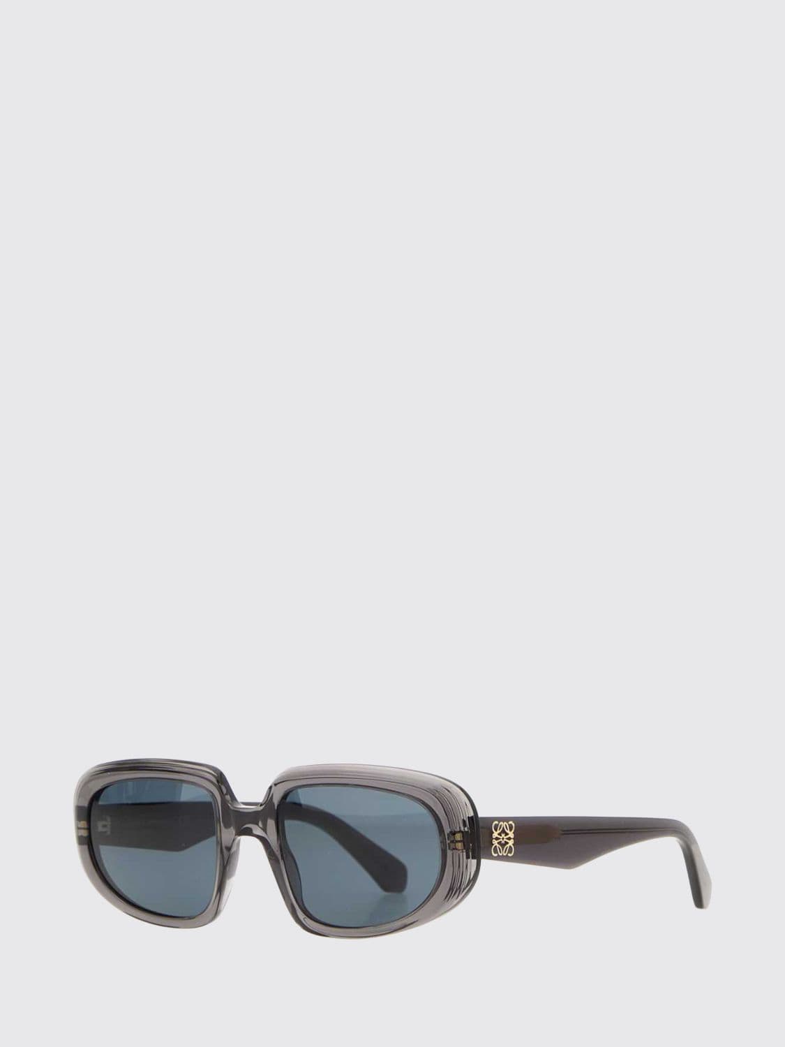 Loewe Anagram Rectangular Sunglasses in Acetate with Monogram · OS