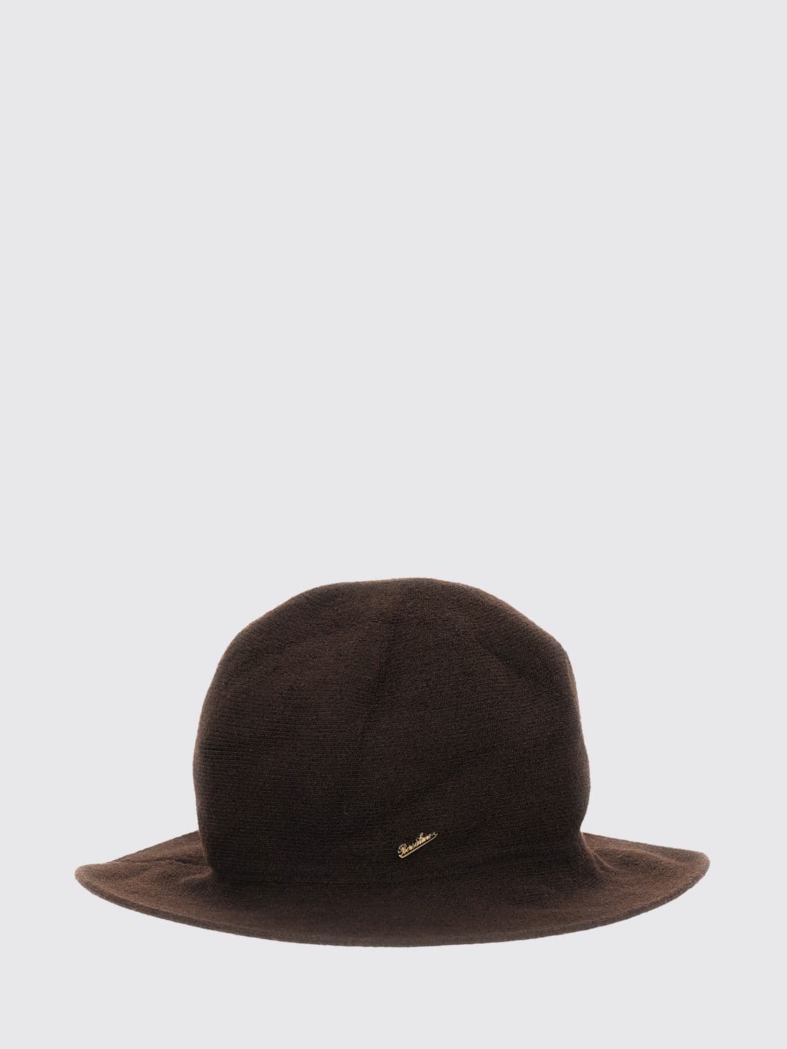 Borsalino Wide-Brim Hat in Alpaca Wool and Viscose Blend