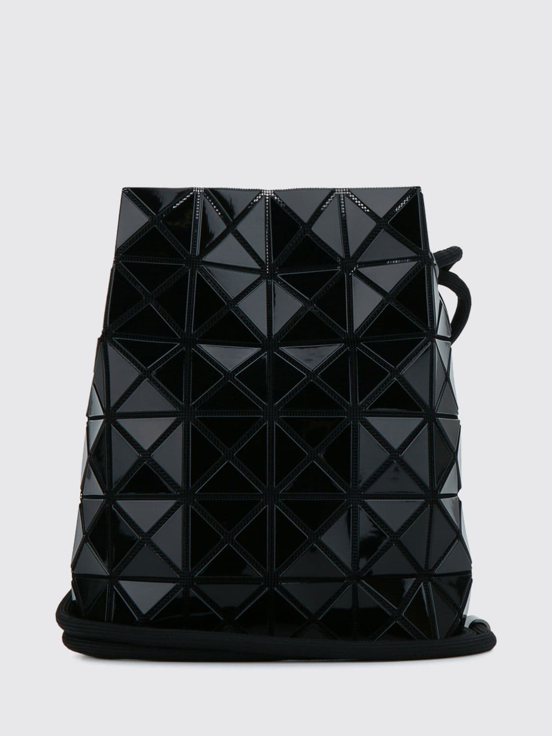 Bao Bao Issey Miyake Mini Bucket Bag with Drawstring Closure and Shoulder Strap