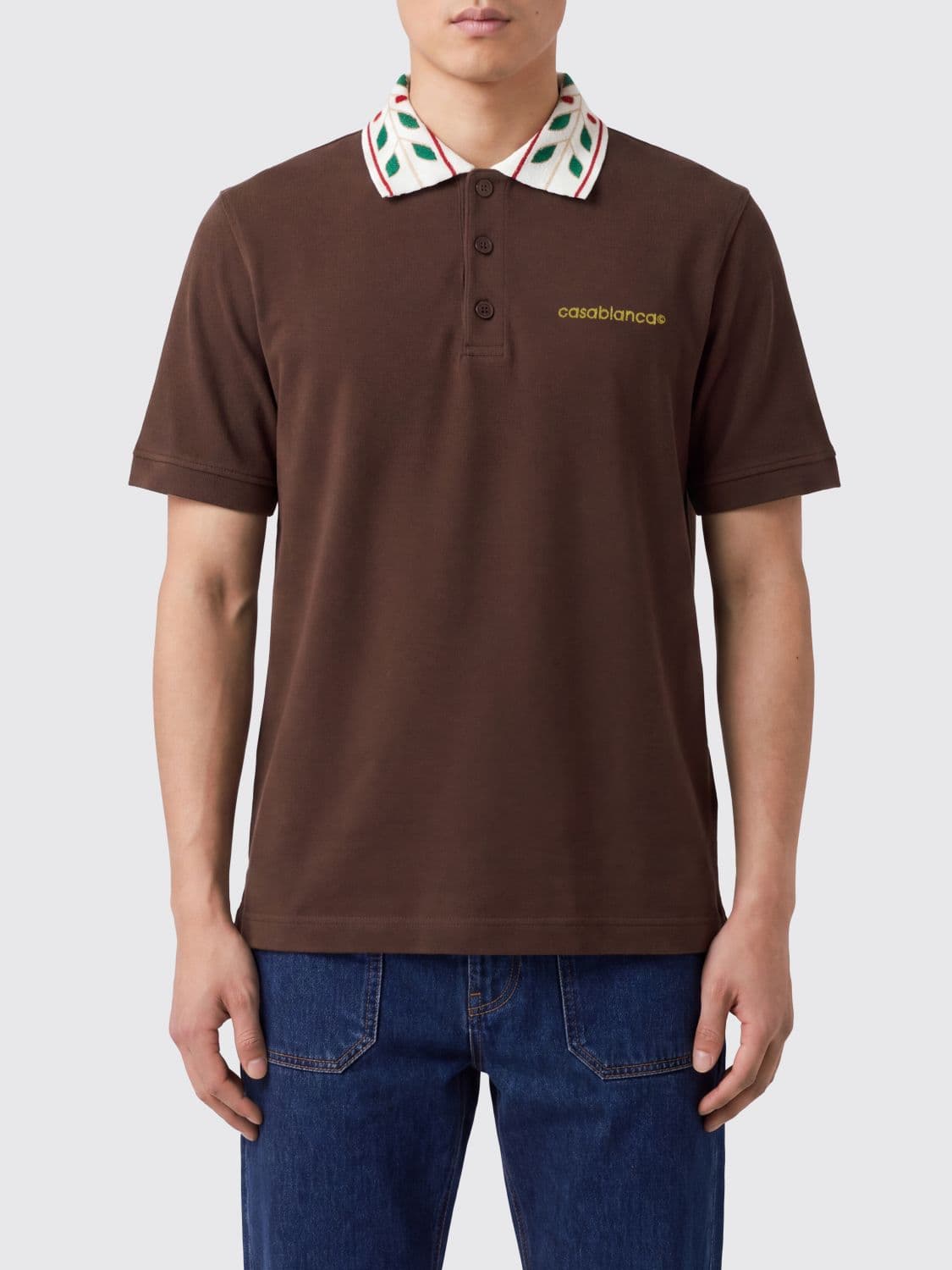 Casablanca Sweater Men color Brown