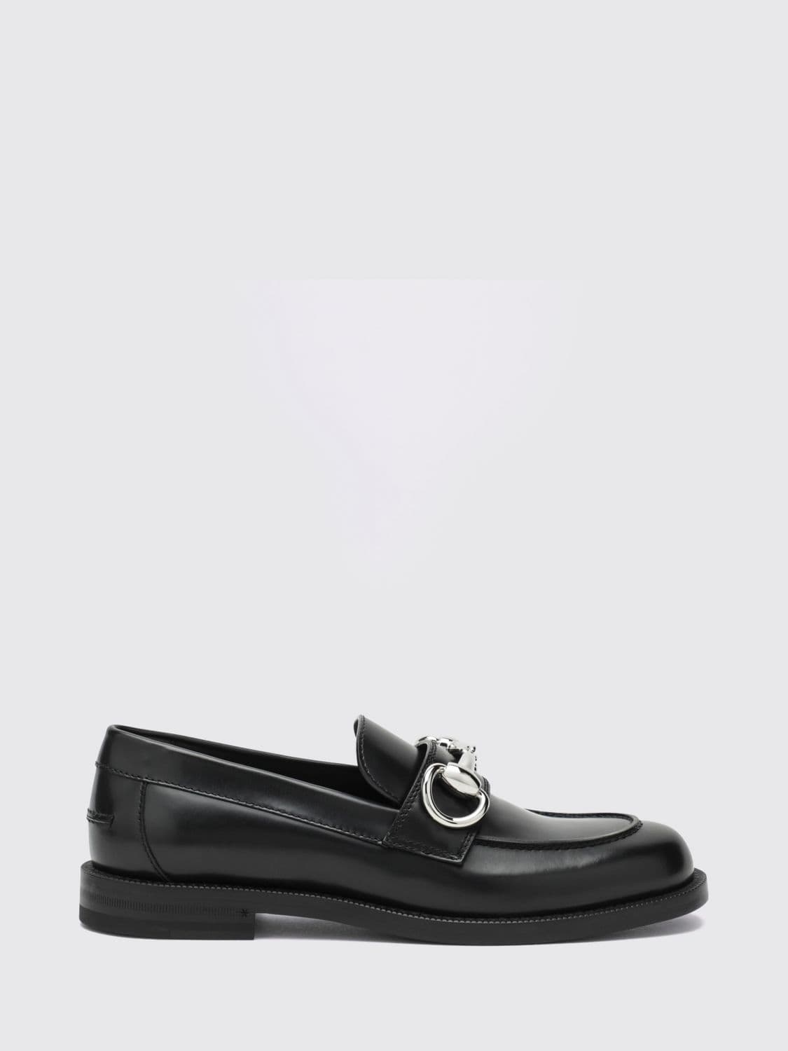 Gucci Boulevard Smooth Leather Loafers with Gold-Tone Horsebit