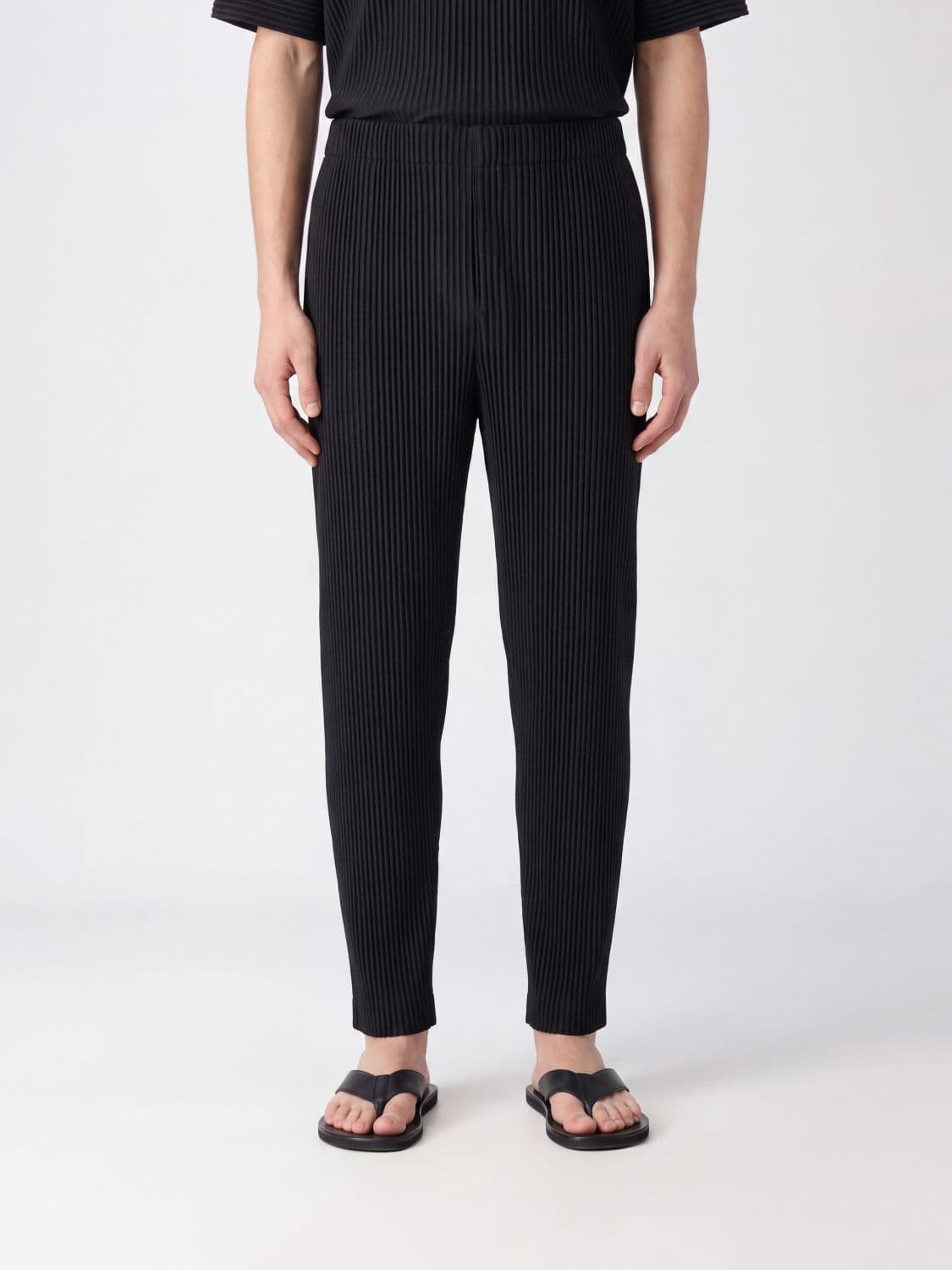 Homme Plisse' Issey Miyake Pants Men color Grey