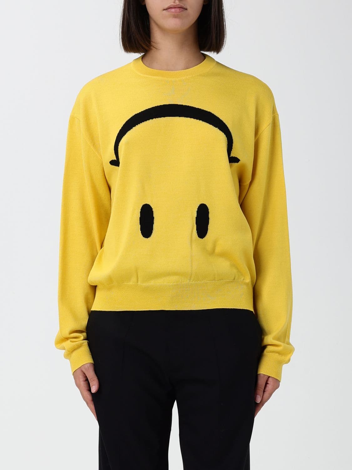 Moschino Couture Sweater Woman color Yellow