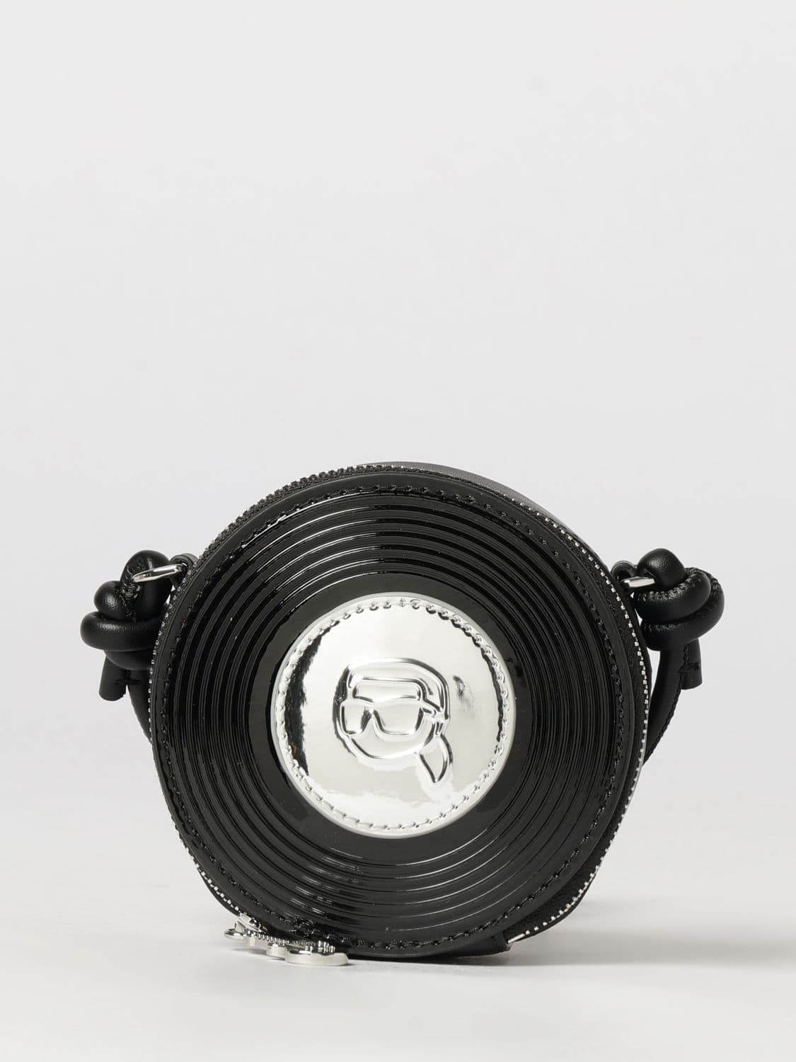 Karl Lagerfeld Mini Polyurethane Crossbody Bag with Bicolour Design · OS