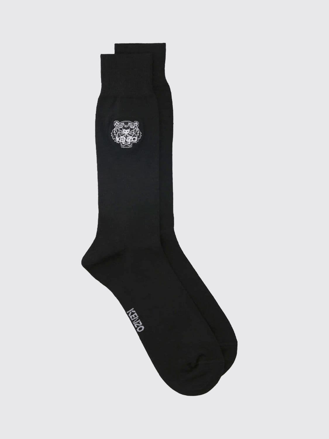 Kenzo Tiger Paris Logo Cotton Socks · OS