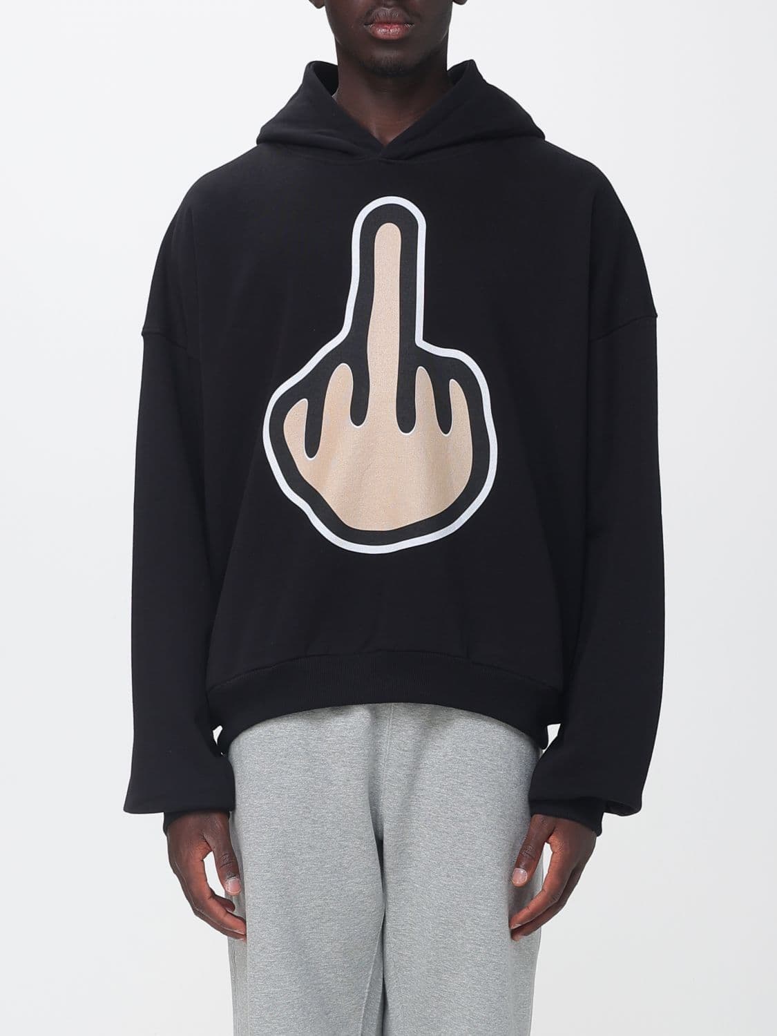 Pdf Relaxed Fit Graphic Print Cotton Hoodie