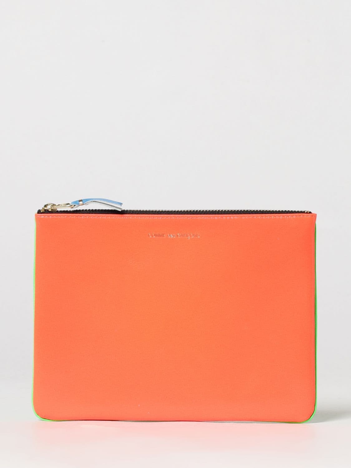 Comme Des Garçons Shirt Bicolour Goat Leather Flat Wallet · OS