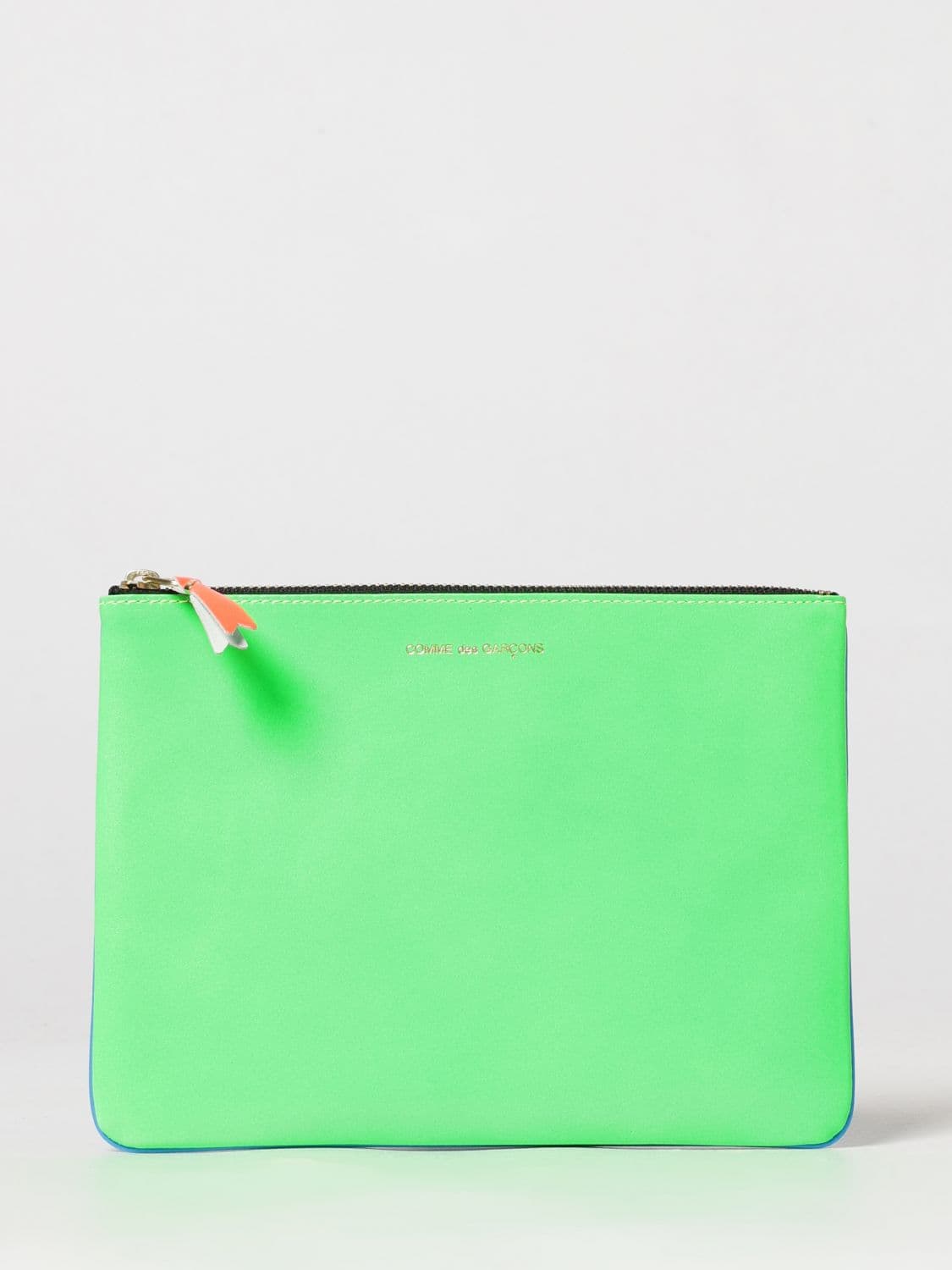 Comme Des Garçons Shirt Bicolour Goat Leather Flat Wallet · OS