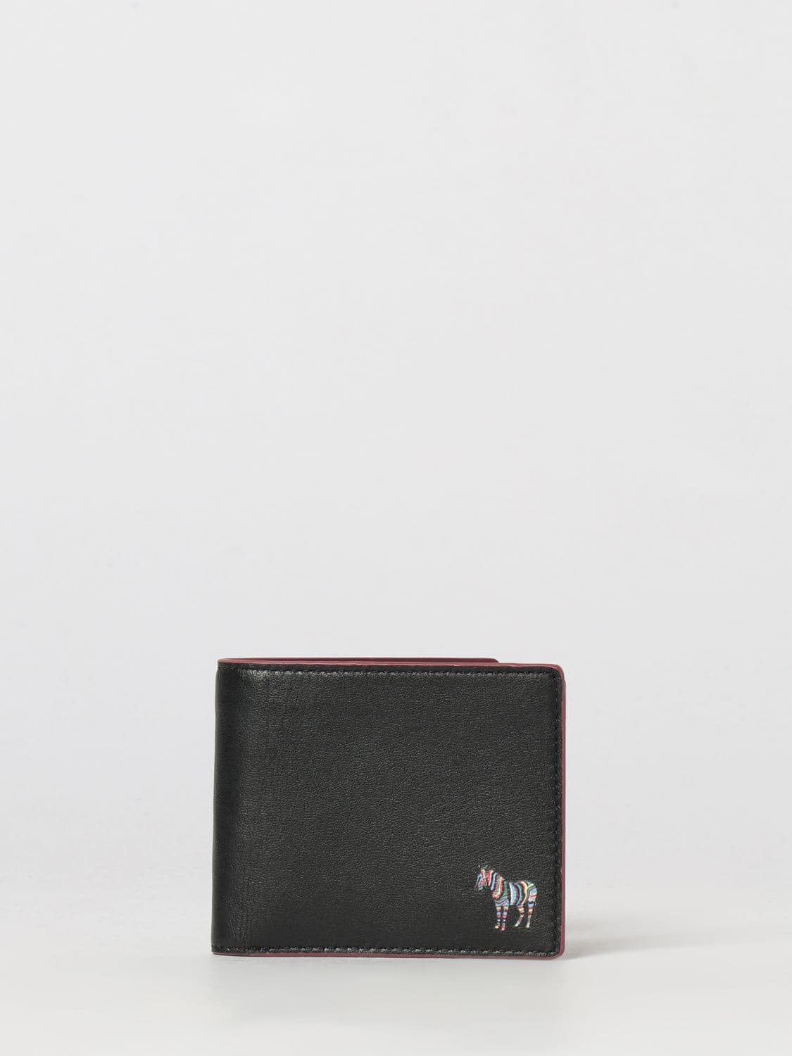 Paul Smith Smooth Leather Bifold Wallet with Internal Graphic Print