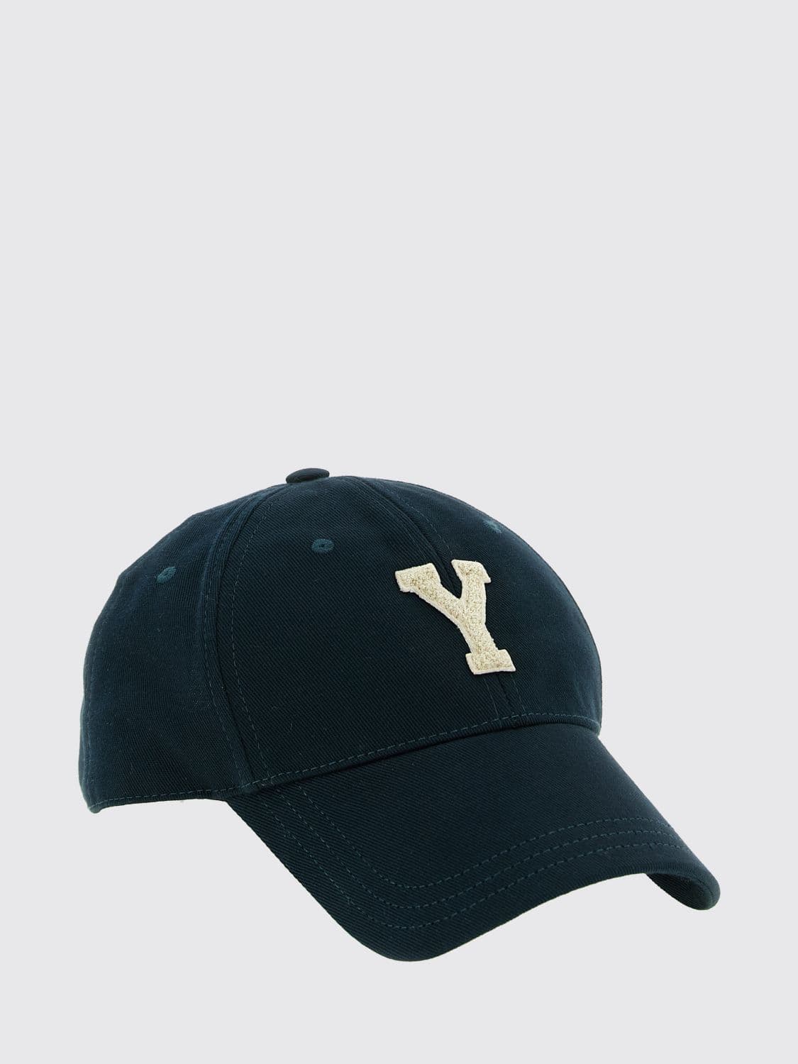 Saint Laurent Embroidered-Logo Cotton-Twill Baseball Cap