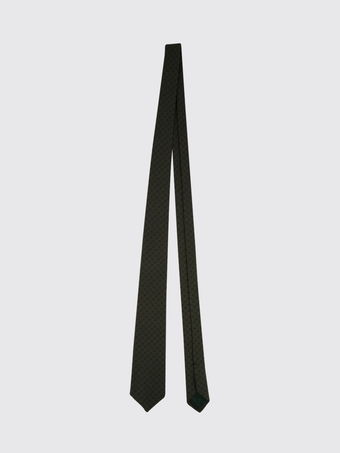 Gucci Tie in Pure Organic Silk with All-Over GG Monogram Pattern · OS
