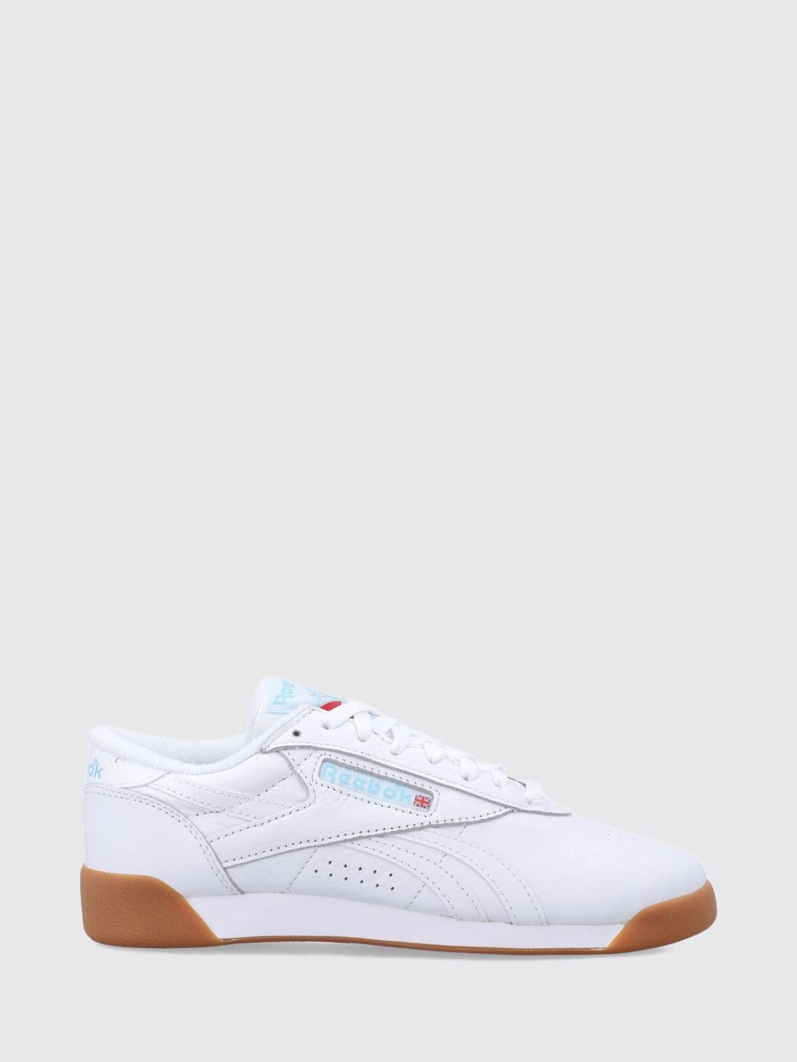 Reebok Freestyle Low Top Smooth Leather Trainers with Round Toe
