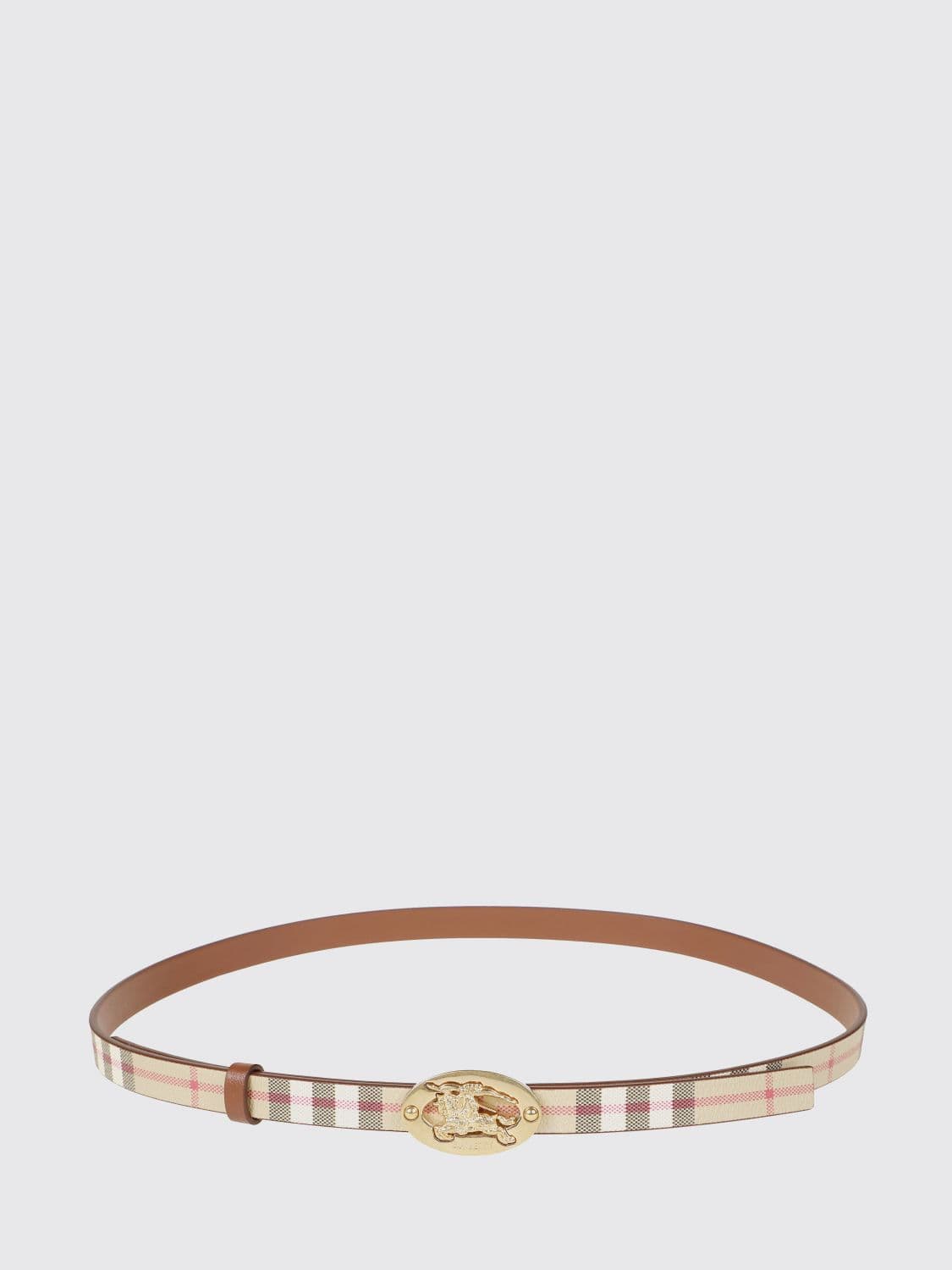 Burberry Reversible Vintage Check Canvas Belt with EKD Buckle