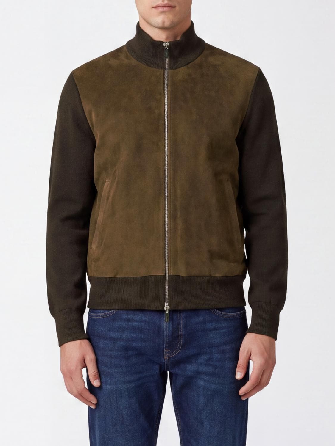 Ferragamo Jacket Men color Green