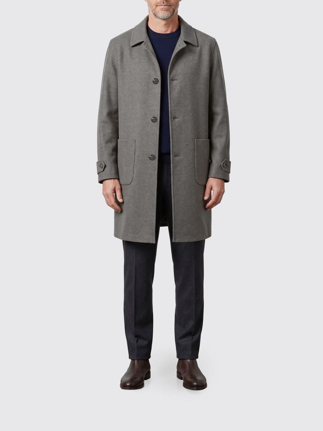 Eleventy Coat Men color Earth