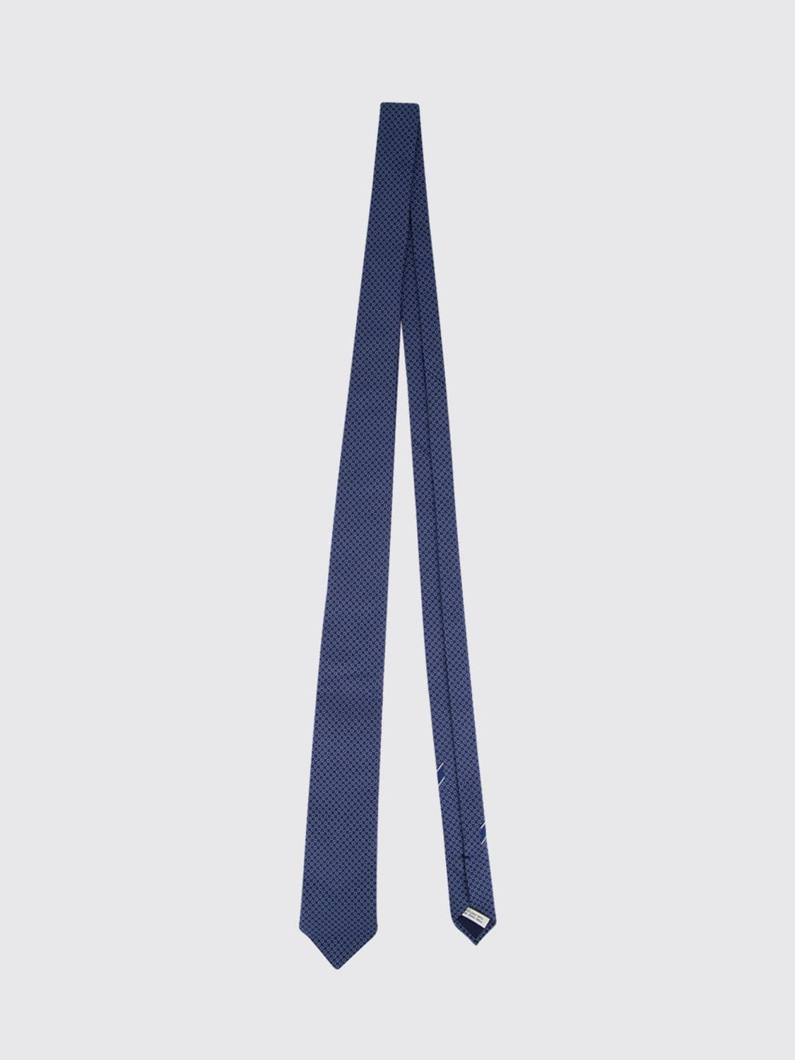 Ferragamo All-Over Gancini Monogram Pattern Pure Silk Tie · OS