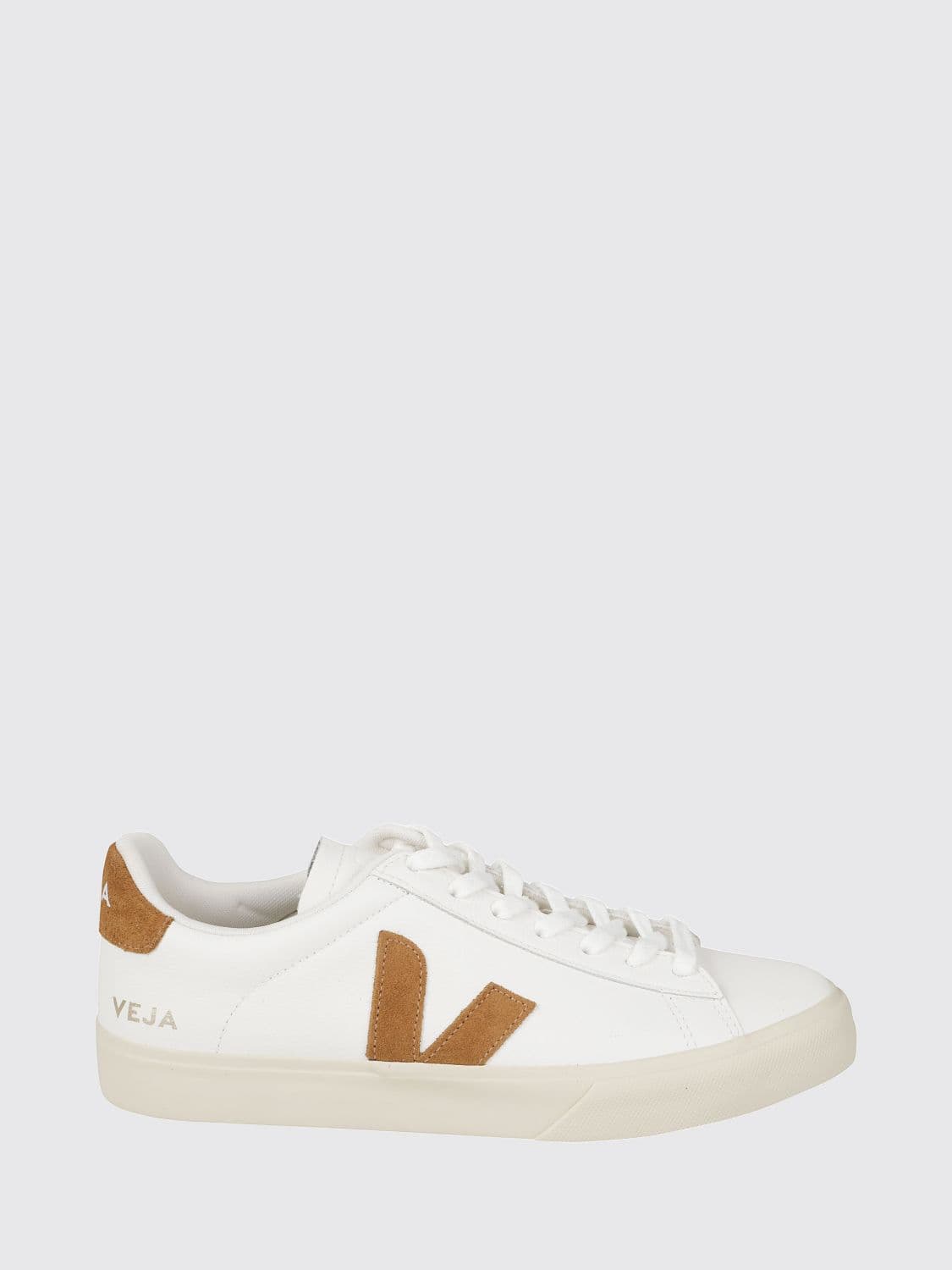 Veja Campo Sustainable O. T. Leather Sneakers with Amazonian Rubber Sole