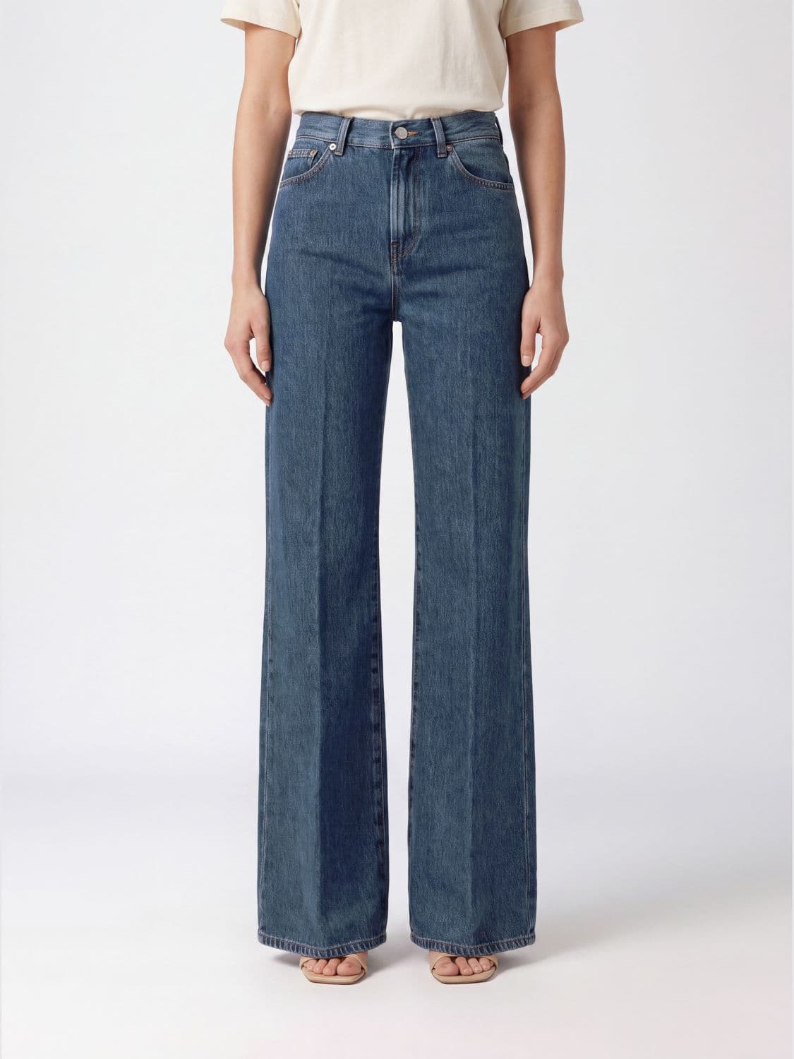 Dondup High-Waisted Flared Denim Jeans