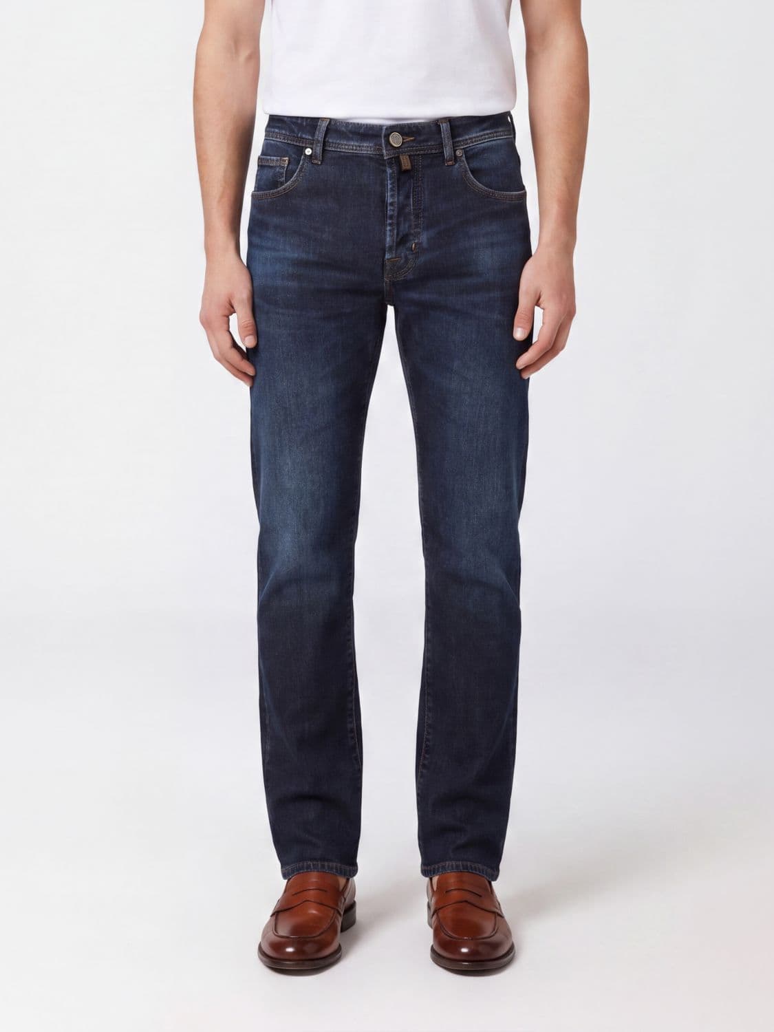 Jacob Cohen Mid-Rise Skinny Fit Stretch Cotton Denim Jeans
