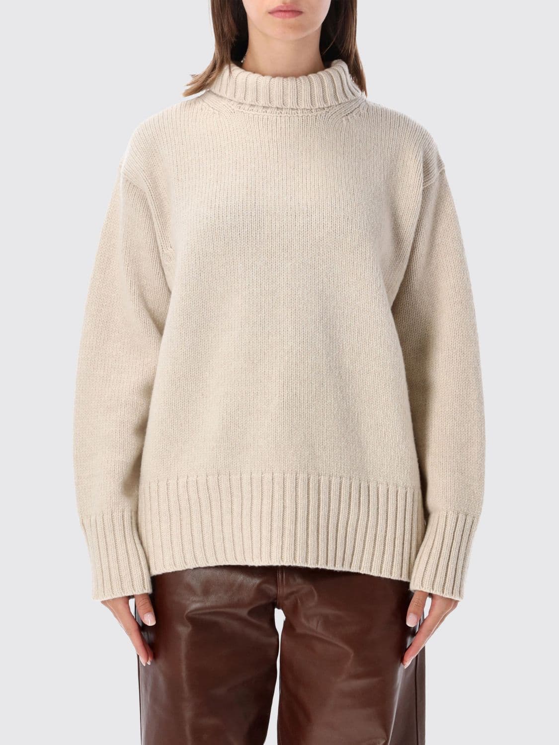 Rohe Dropped-Shoulder Wool and Cashmere Turtleneck Jumper