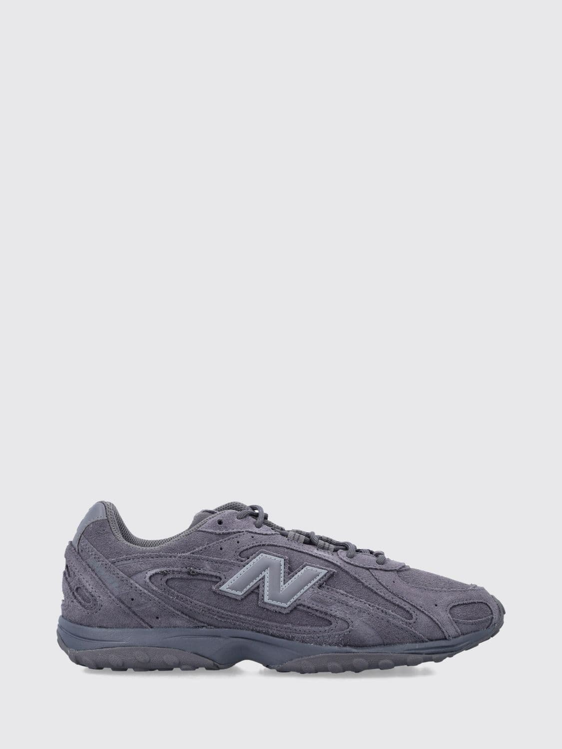 New Balance 204L Anthracite Suede Sneakers with Applied Logo