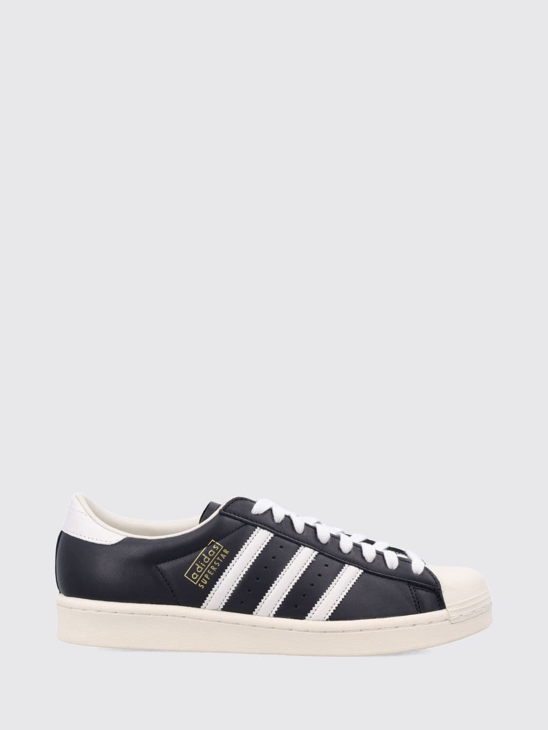 Adidas Originals Superstar Vintage Leather Sneakers with Shell Toe