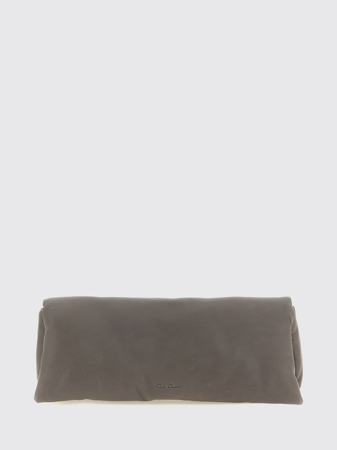 Rick Owens Rectangular Smooth Calfskin Leather Flap Clutch · OS