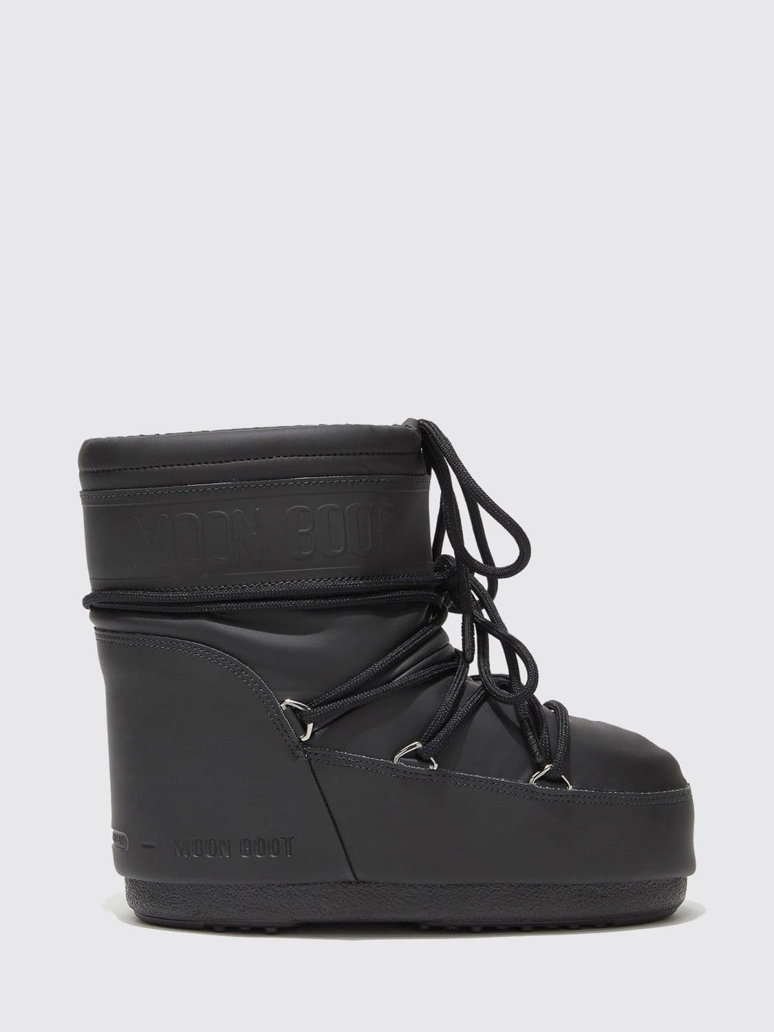 Moon Boot Icon Two-Tone Ankle Snow Boots with Adjustable Laces