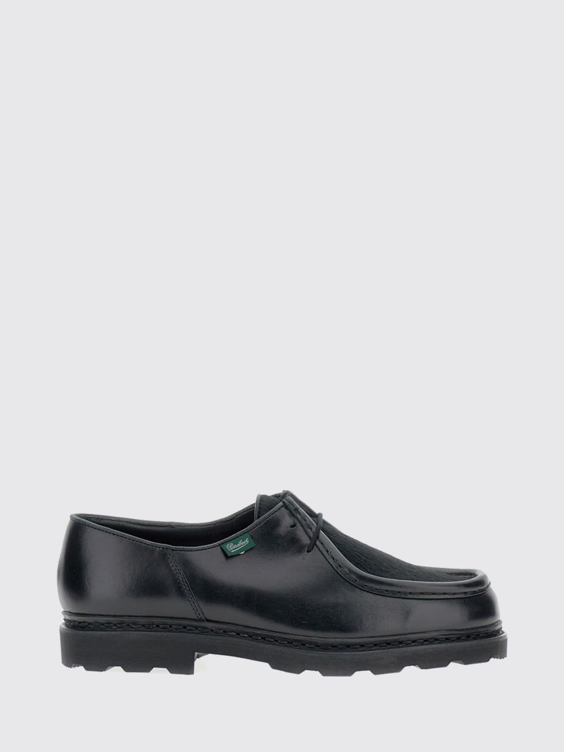 Paraboot Michael Smooth Calfskin Derby Shoes with Rubber Sole