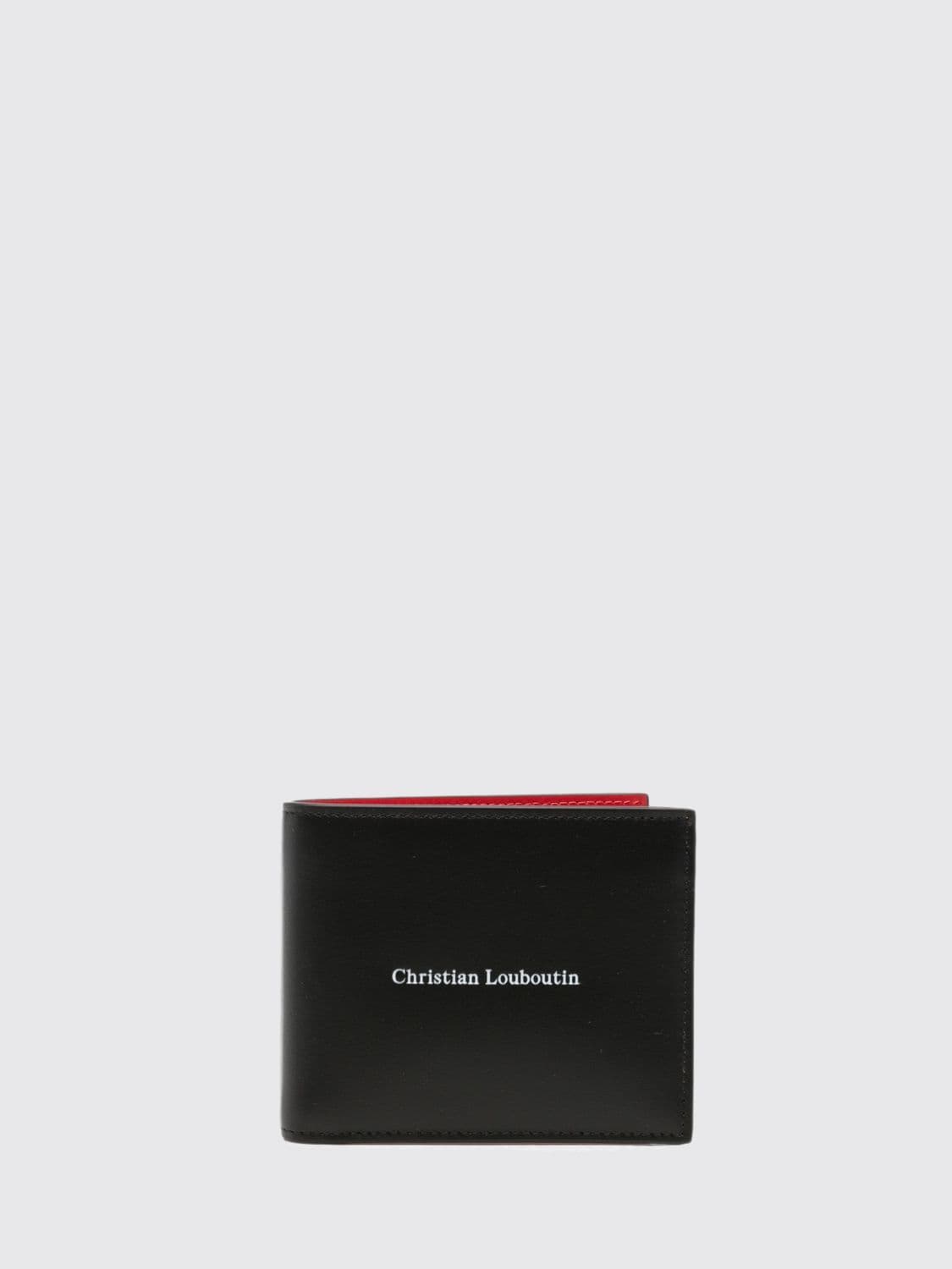 Christian Louboutin Contrast Logo Calf Leather Bifold Wallet