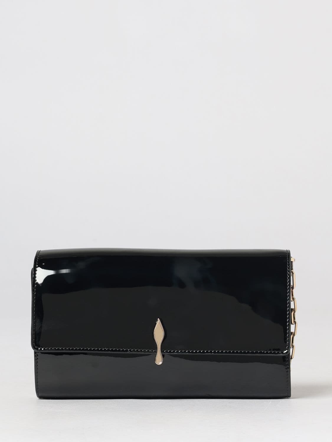 Christian Louboutin Bettina Patent Leather Wallet on Chain Mini Bag · OS