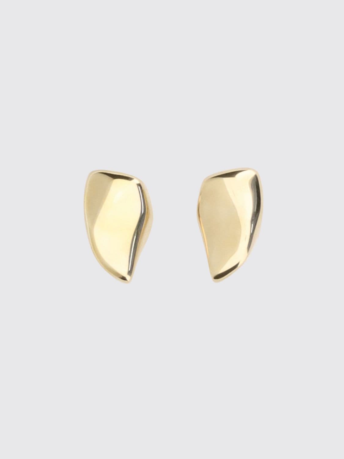 Bottega Veneta Prisma 18ct Gold-Plated Silver Drop Earrings