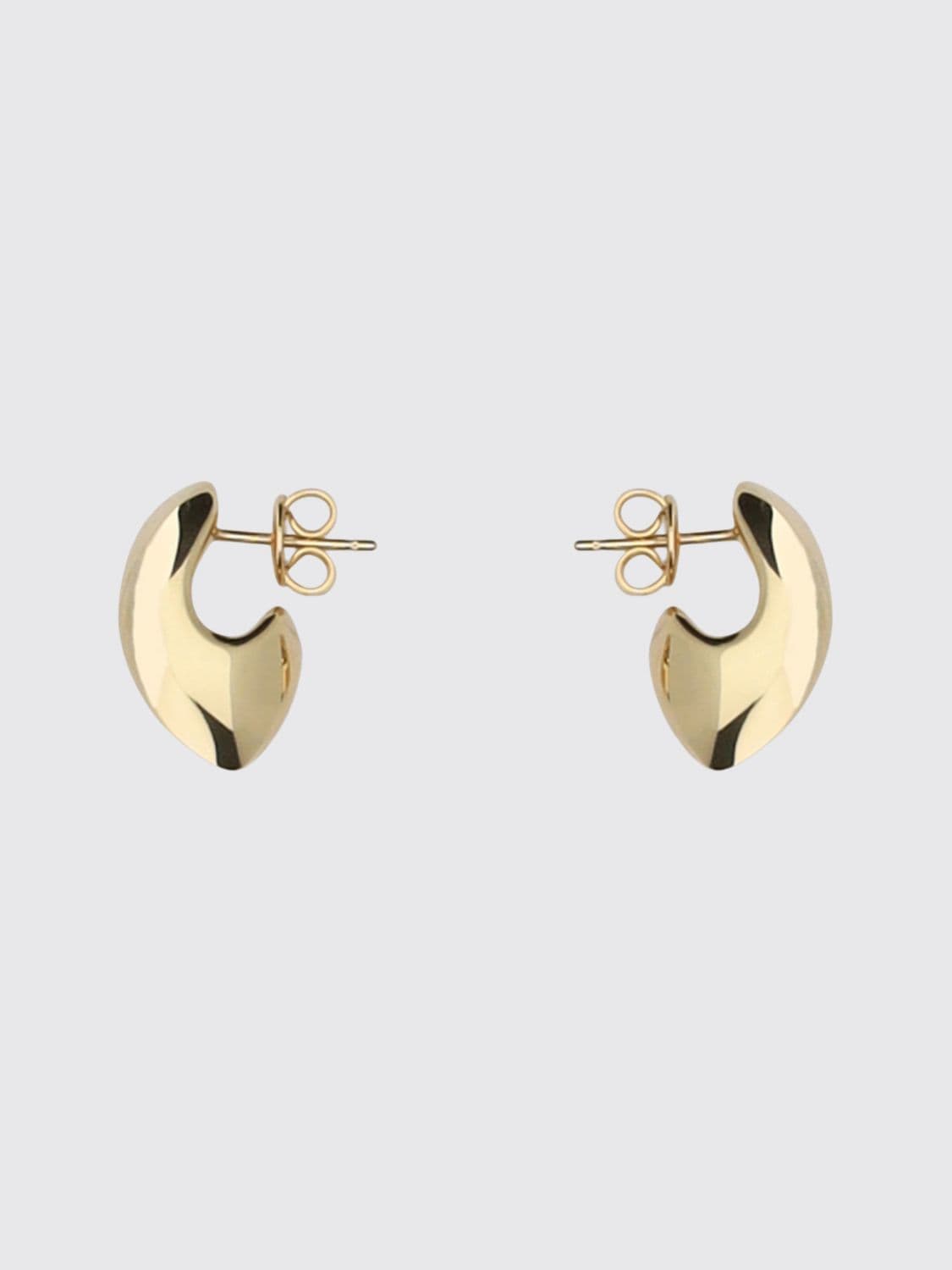 Bottega Veneta Yellow Gold-Plated Silver Drop Earrings · OS