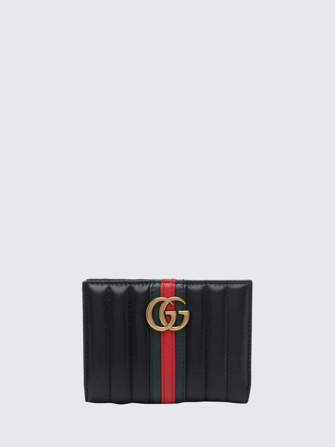 Gucci GG Marmont Quilted Lambskin Wallet with Logo · OS