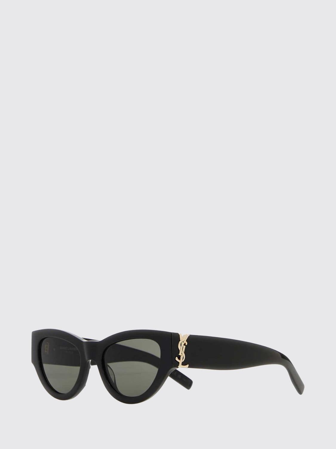 Saint Laurent Cat-Eye Acetate Sunglasses with YSL Monogram · OS