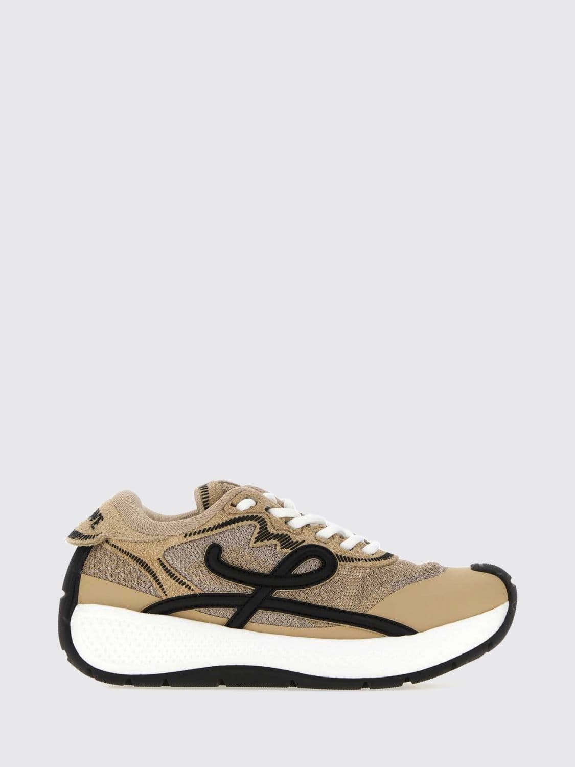 Loewe Pogo Suede and Technical Fabric Low-Top Sneakers