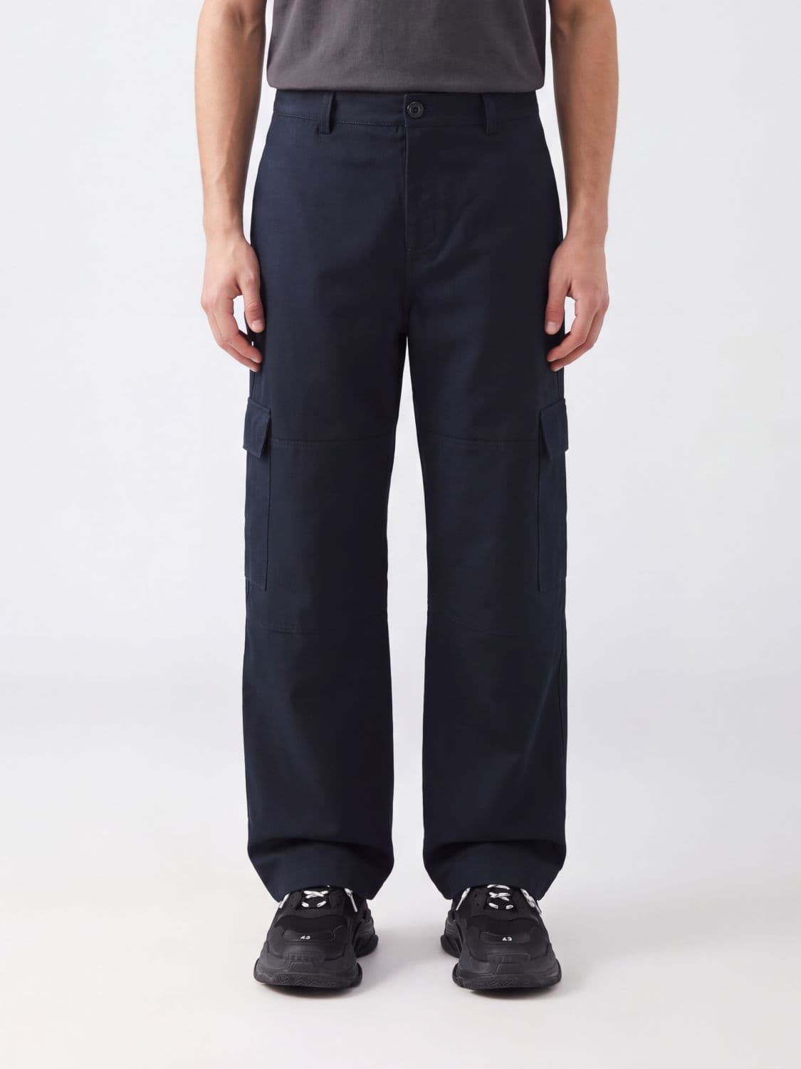 Balenciaga Pants Men color Charcoal