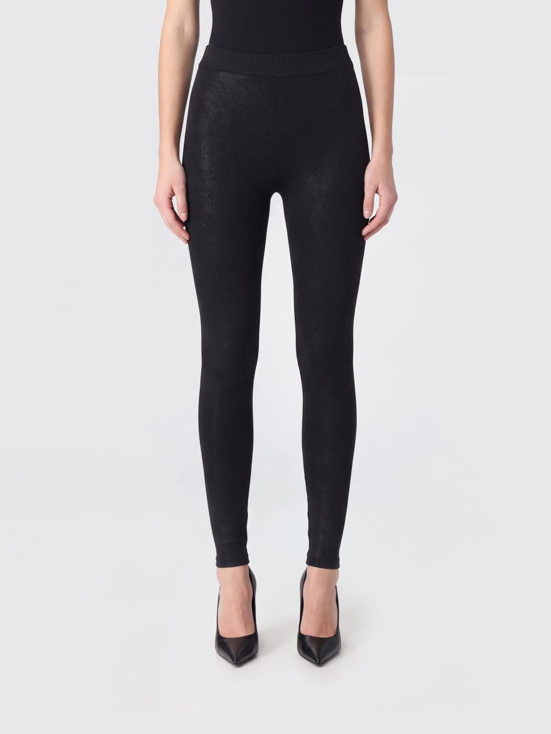 Balenciaga High-Waisted Skinny Fit Leggings in Jersey with Elasticated Waist