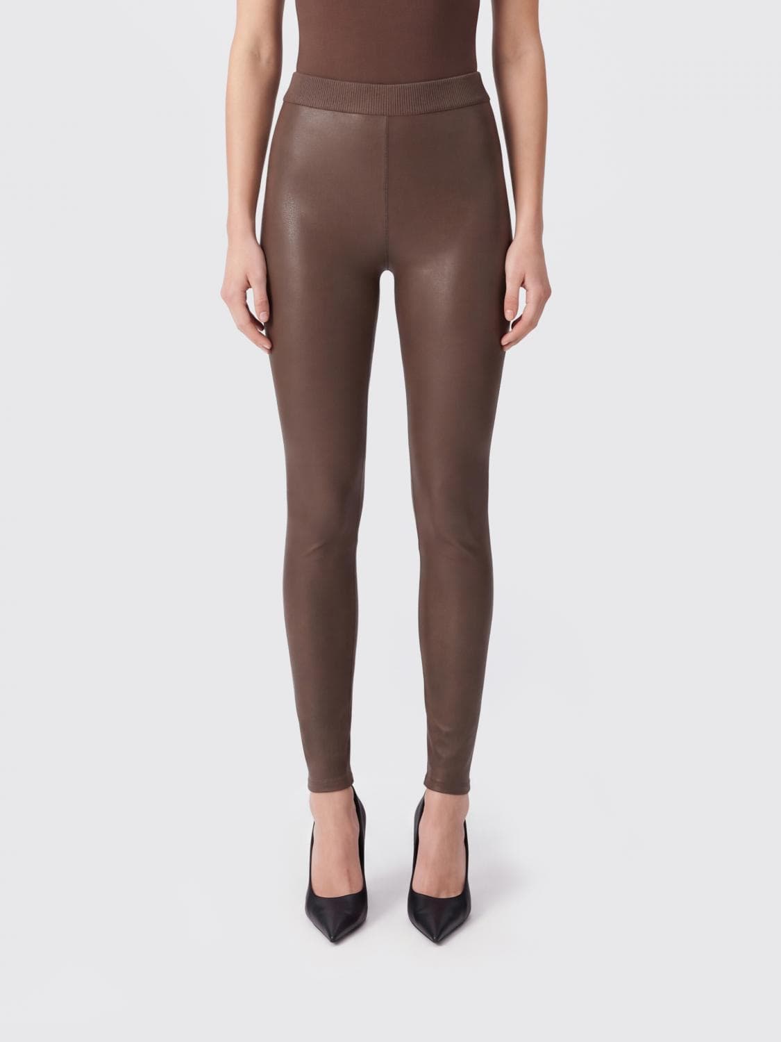 Balenciaga Pants Woman color Brown