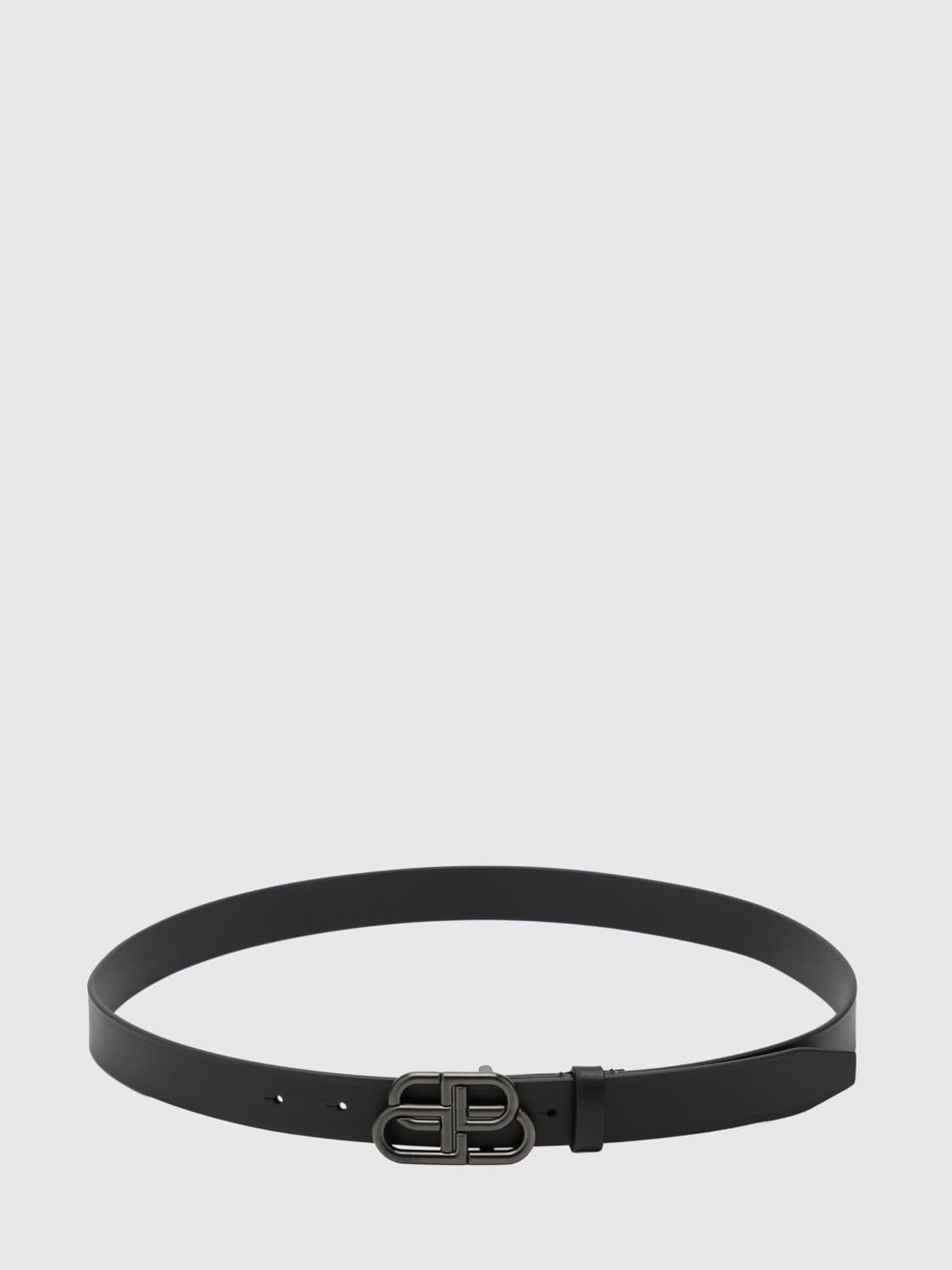 Balenciaga BB Belt in Smooth Calfskin Leather with Monogram Buckle