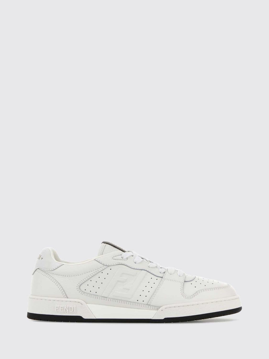 Fendi Match Low-Top Calf Leather Trainers with FF Monogram