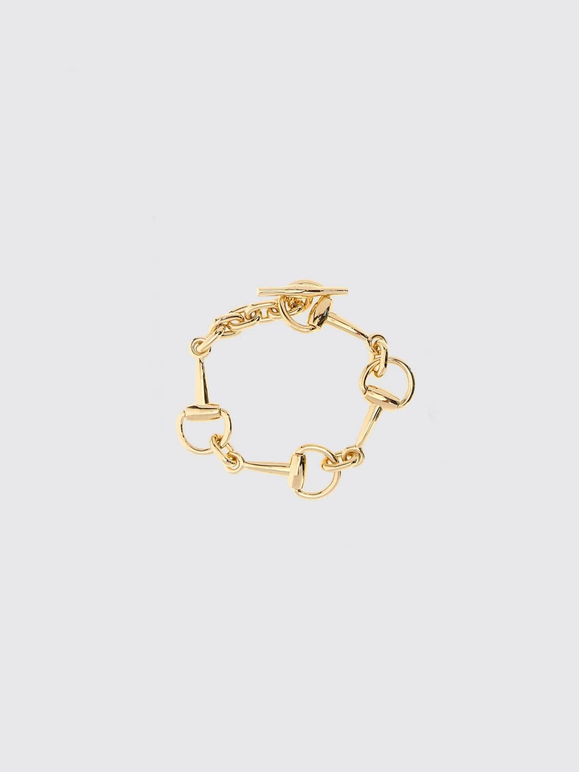 Gucci Horsebit Gold-Finish Metal Choker Necklace · OS
