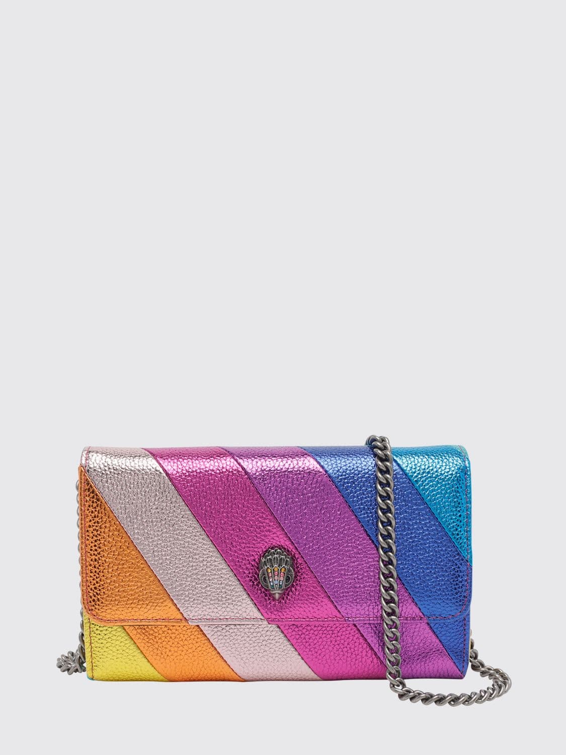 Kurt Geiger London Kensington Multicolour Striped Leather Mini Bag · OS