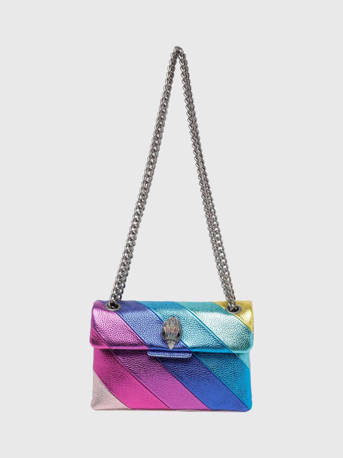 Kurt Geiger London Kensington Multicolour Striped Grained Leather Mini Bag · OS