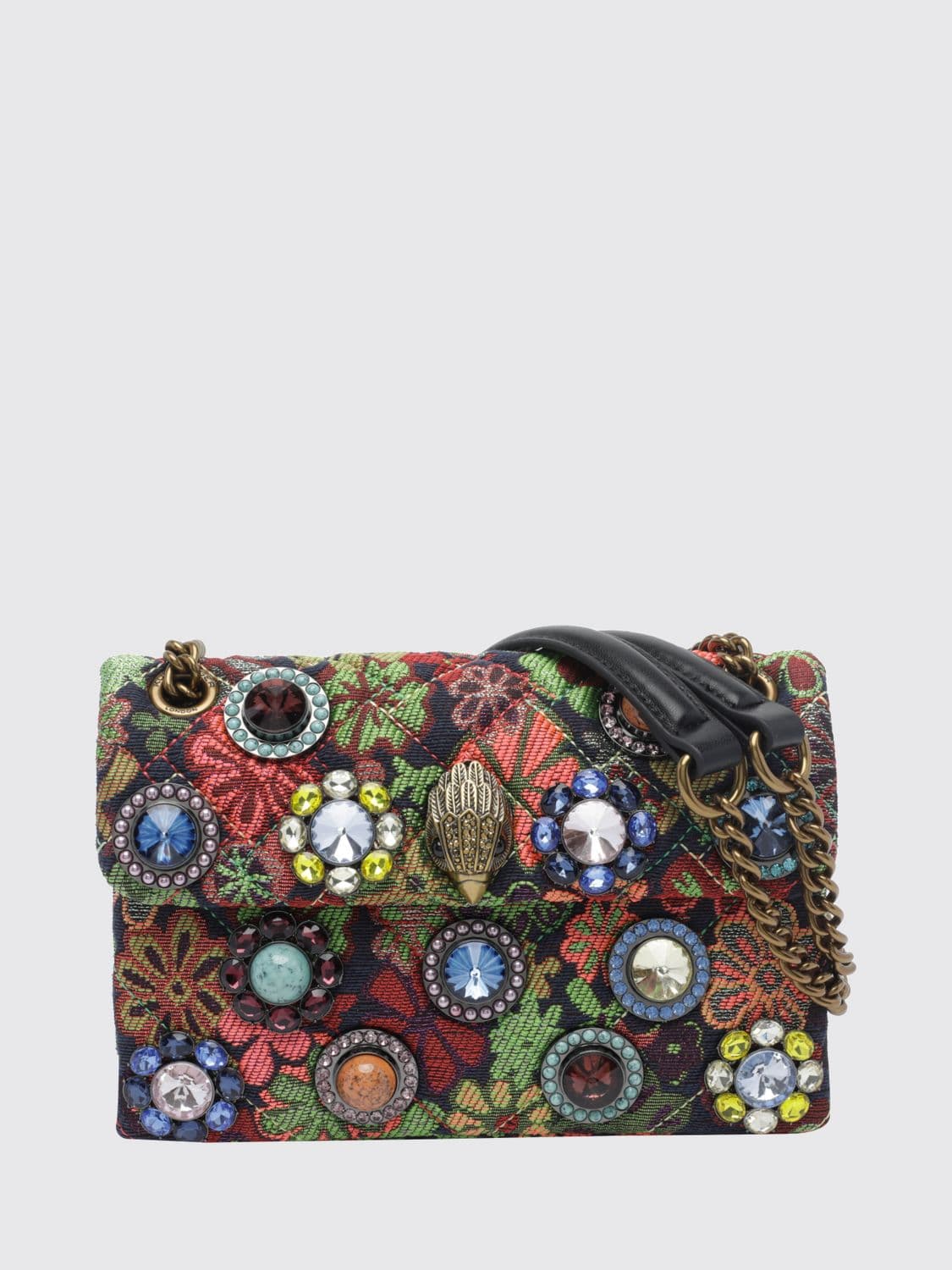 Kurt Geiger London Kensington Floral Embroidered Quilted Mini Bag · OS
