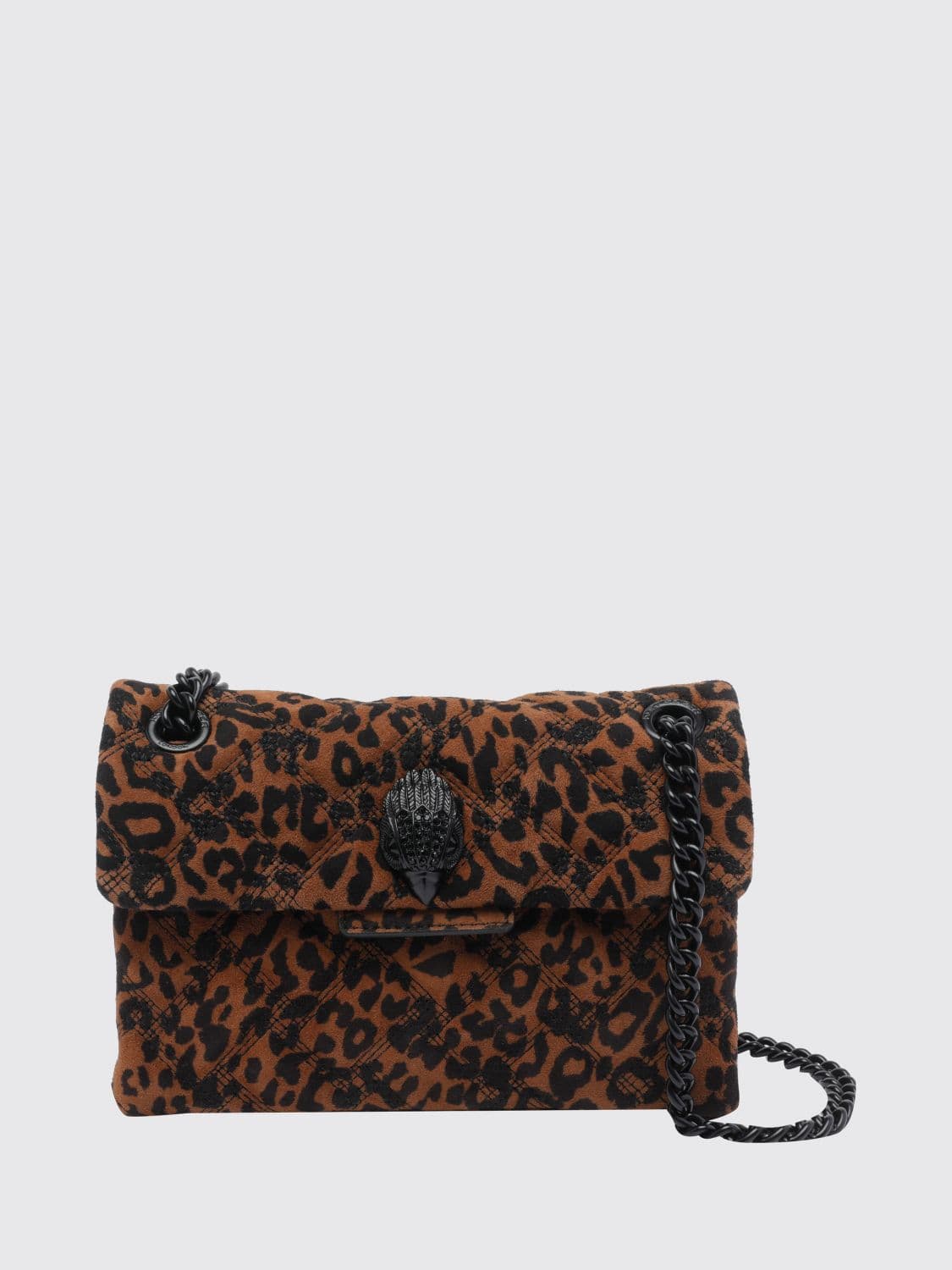 Kurt Geiger London Kensington Animalier Quilted Suede Mini Bag