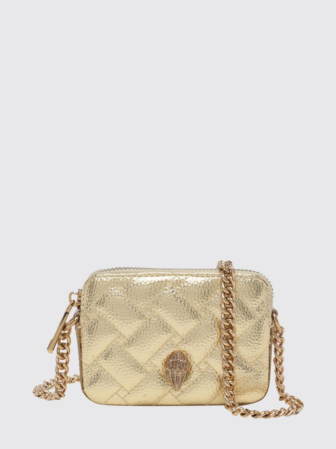 Kurt Geiger London Kensington Wallet on Chain in Woven Material · OS