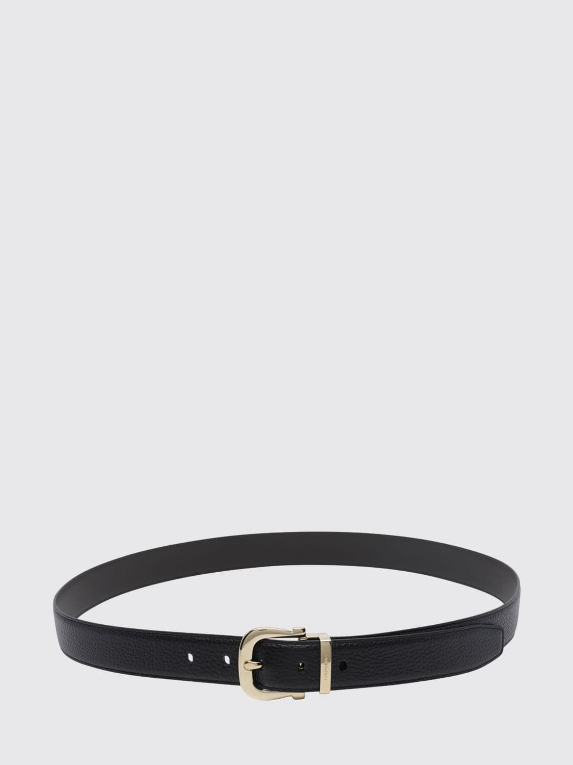 Ferragamo Gancini Reversible and Adjustable Calfskin Belt