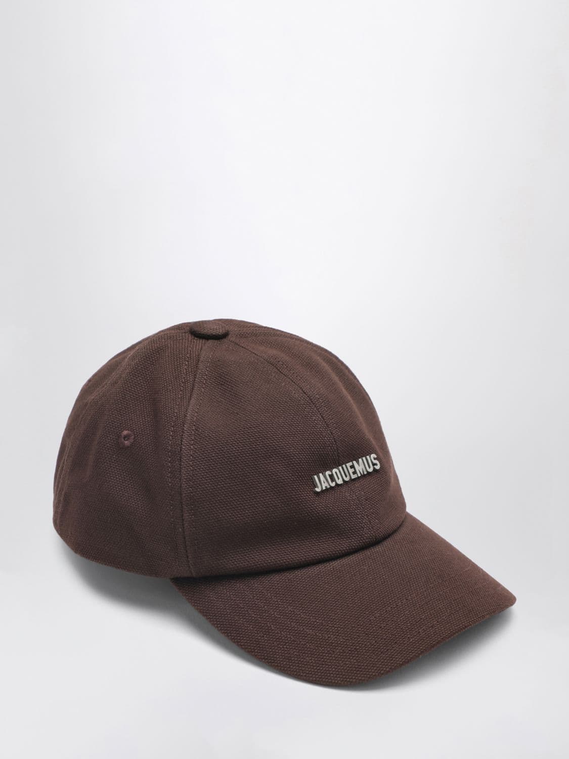 Jacquemus Gadjo Cotton Baseball Cap with Metal Logo · 56