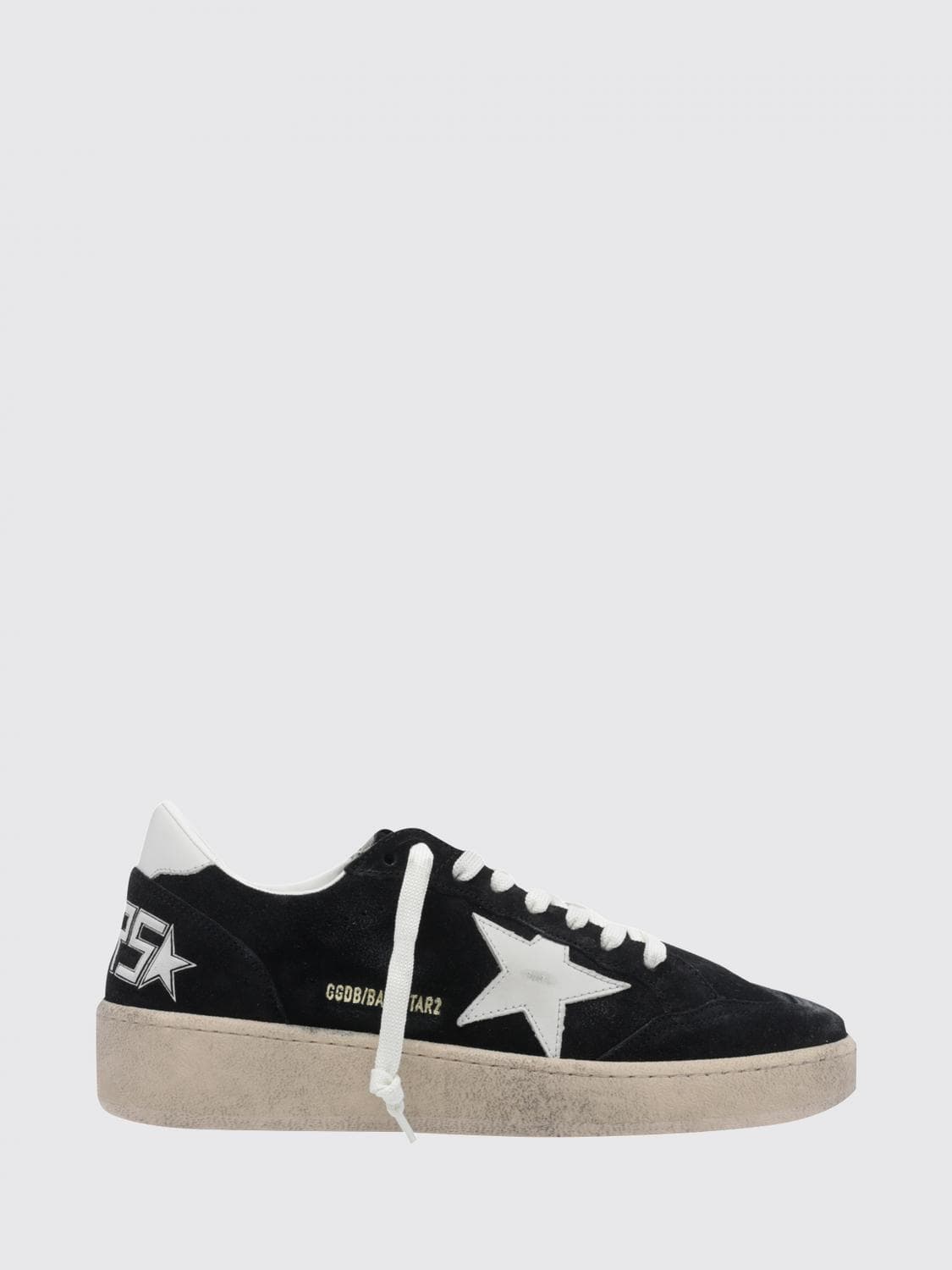 Golden Goose Ball Star 2 Distressed-Effect Suede Trainers